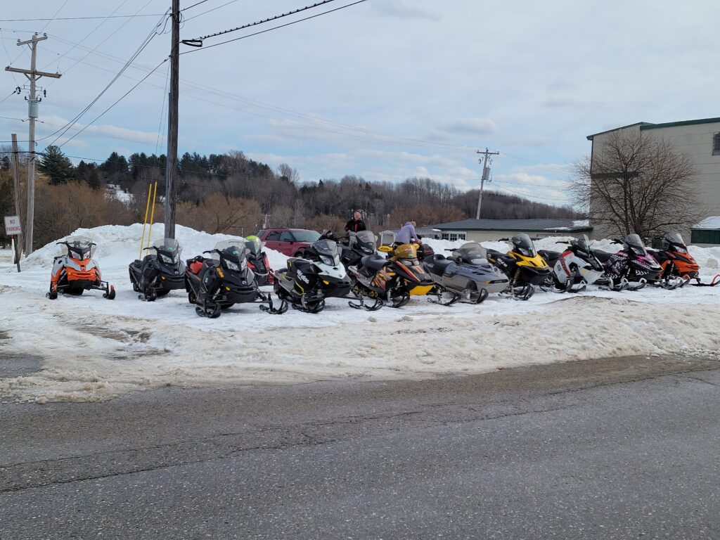 WITH A SNOWMOBILE TRAILHEAD LOCATED IN WOLVERINE IT A GREAT PLACE TO STOP, REGROUP, GRAB A BITE TO EAT, REFUEL AND HIT THE TRAIL AGAIN...